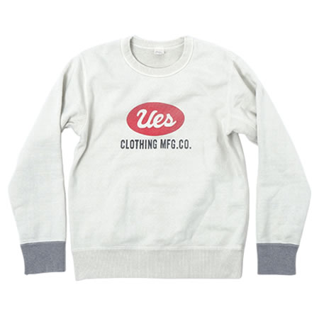 UES OFFICIAL ONLINE STORE]UES LOGO SWEATSHIRT OFFWHITE