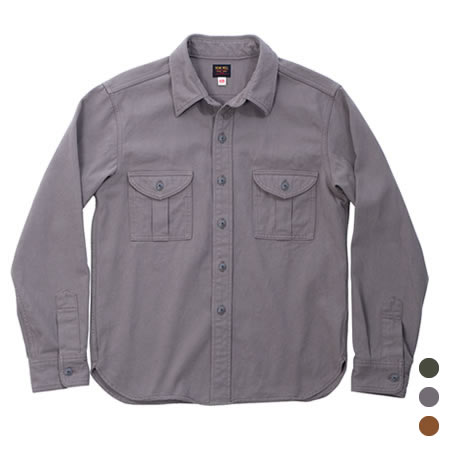 UES OFFICIAL ONLINE STORE]STRONGLY TWISTED TWILL SAFARI SHIRT GRAY