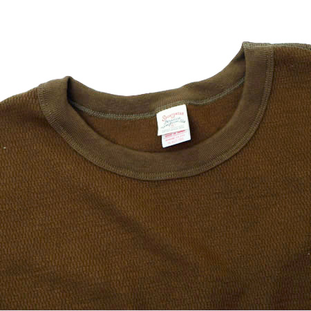 UES OFFICIAL ONLINE STORETHREE NEEDLE THERMAL T SHIRT OLIVE