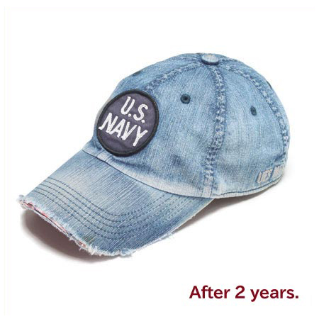 UES OFFICIAL ONLINE STORE]DENIM CAP A HAPPY DAY! RED